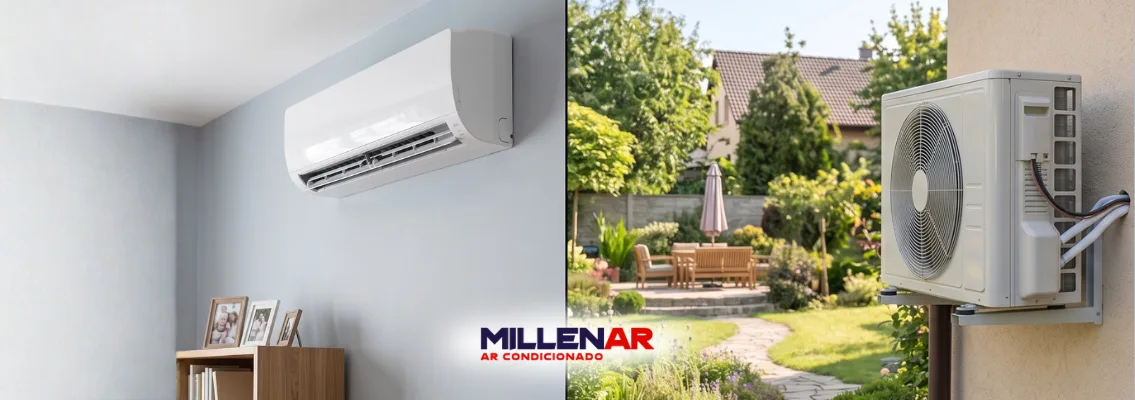Entenda a função da condensadora e evaporadora de ar-condicionado e descubra por que ambas são essenciais para a climatização.